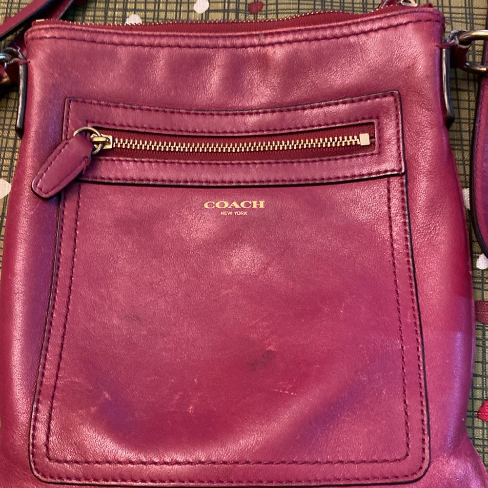 Coach Women's Crossbody Bag - Dark Pink - Picture 11 of 13